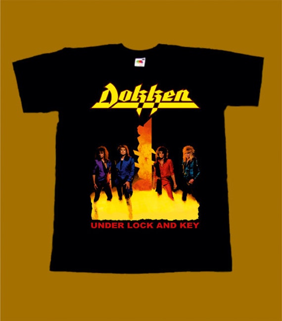 dokken under lock and key t shirt