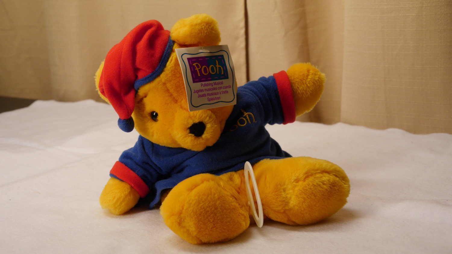 winnie the pooh musical pull toy