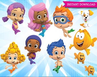 Bubble Guppies Clipart Printable Pictures - Transparent Background ...