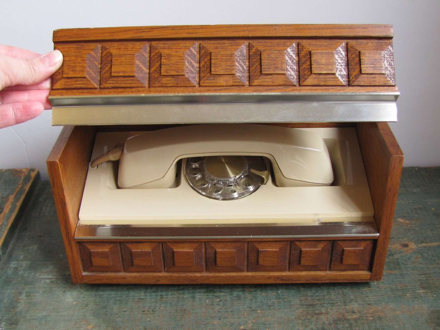 vintage phone in a box western electric by AllenStreetVintage