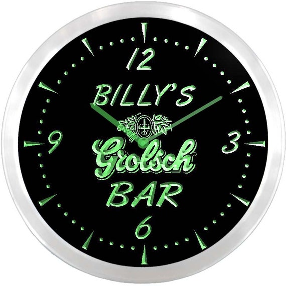 Personalized Grolsch Beer Bar 3D Neon Sign LED Wall by LEDengraver