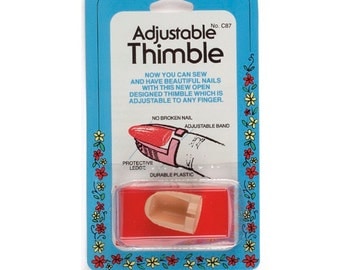 Adjustable Plastic Thimble by Collins Item # W-87