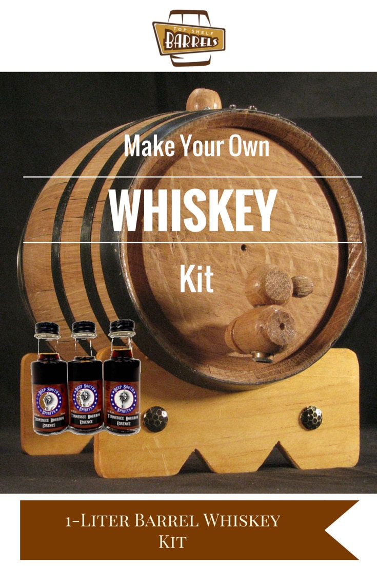 1 Liter Whiskey Barrel Make Your Own Whiskey Kit