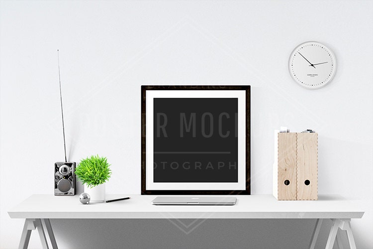 Download Digital Styled Photography Black Square Frame Mockup Digital