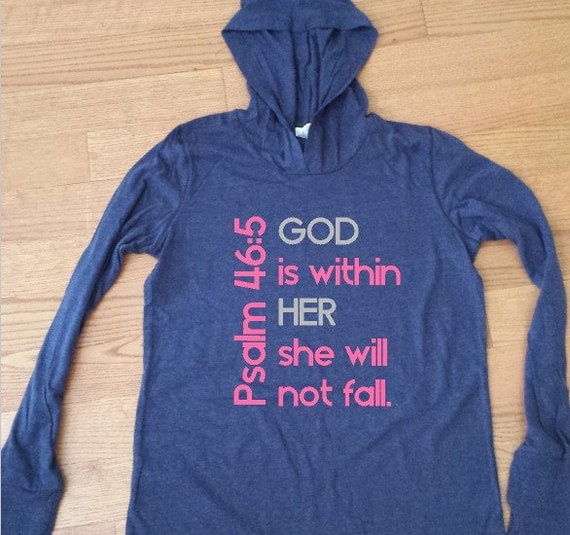 god is within her she will not fall shirt