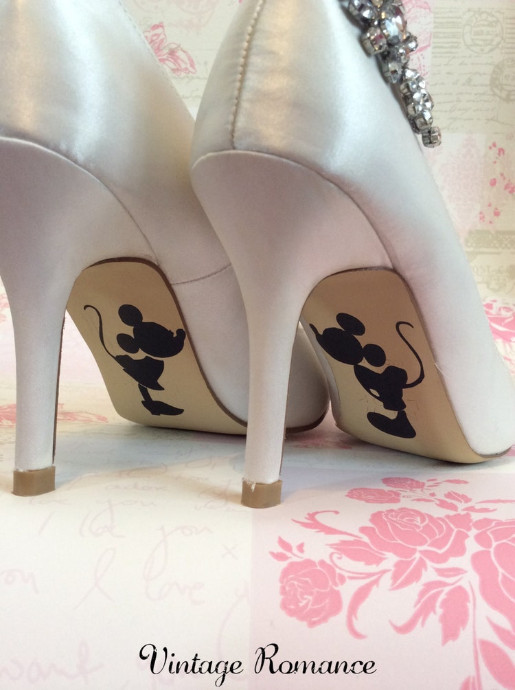 Disney wedding day shoe sole vinyl decals / by vintageromance2015