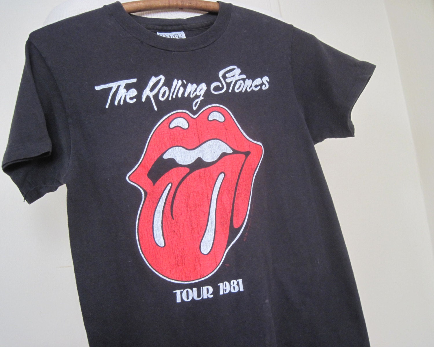 t shirt rolling stones world tour 1981