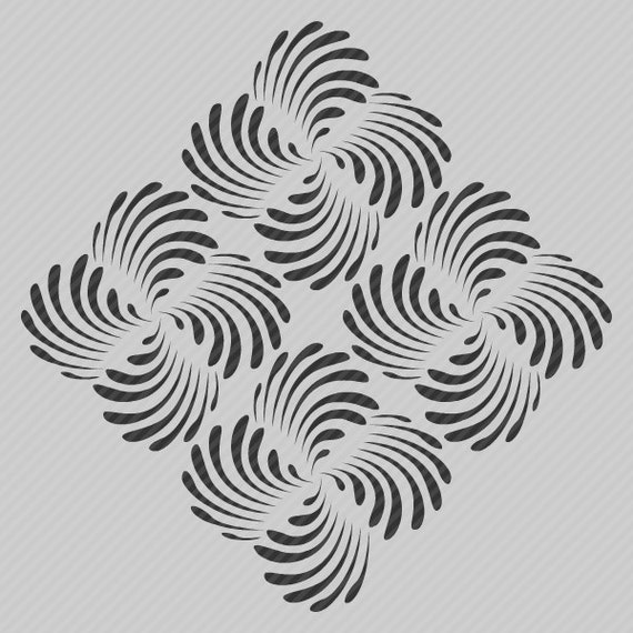 Reusable Wall Stencil Modern Geometric Abstract by StencilMall