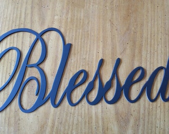 Blessed Metal Wall Art