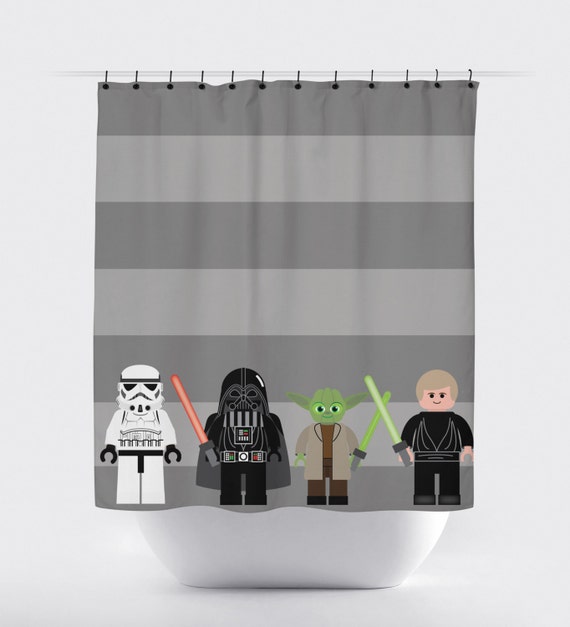 Magnetic Door Curtain Rod Death Star Shower Curtain