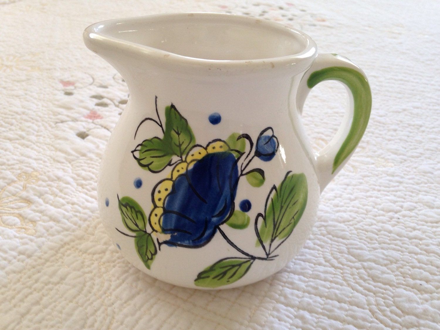 Small Ceramic Pitcher Decorative Pitcher Retro Pitcher