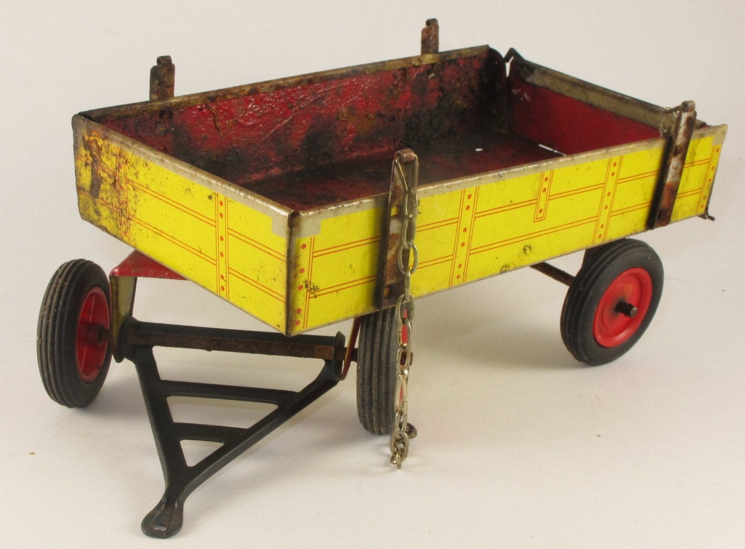 Vintage Metal Toy Wagon