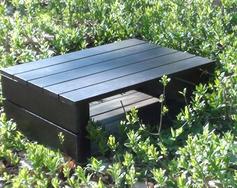 Laptop table , small fable,pallet furniture, small coffee tables,solid wood table,pallet table,cheap coffee tables,small table "The Matrix".