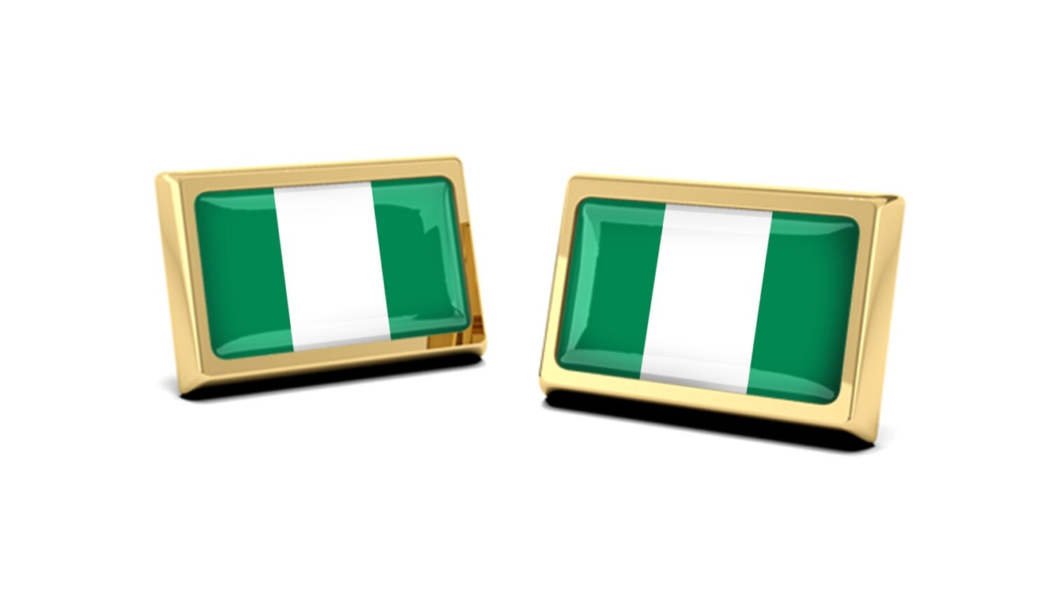 Nigeria Nigerian Cufflinks Cuff Links Wedding by