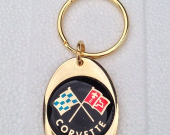 Corvette key chain | Etsy