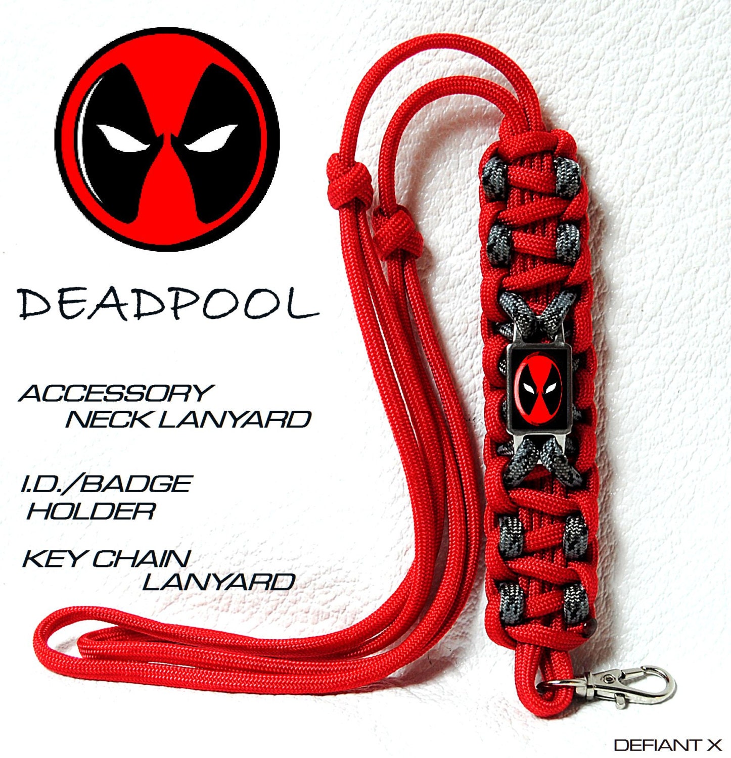 deadpool badge holder