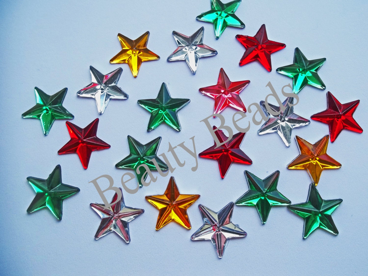 Acrylic Star Embellishments Scrapbooking by