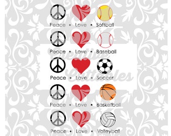 Free Free 245 Peace Love Volleyball Svg Free SVG PNG EPS DXF File