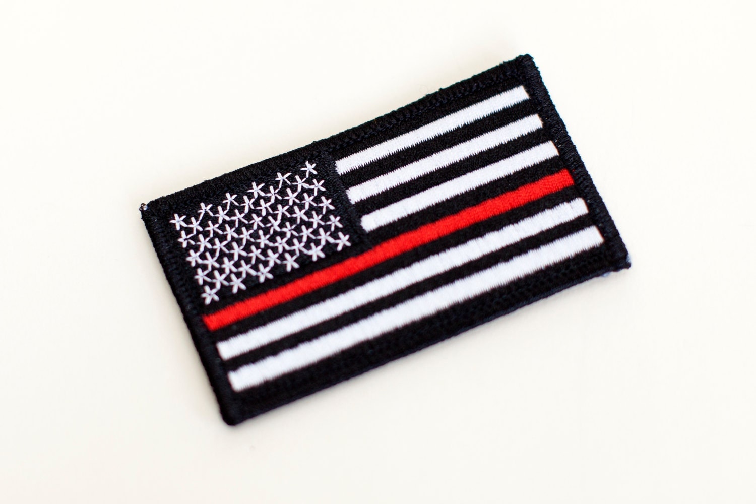 Fire/EMS Thin Red Line Patch with Velcro backing thinredline Etsy