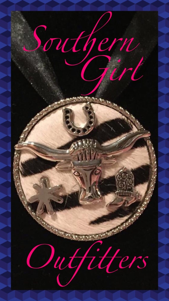 Cowhide Pendants by SGOLife on Etsy
