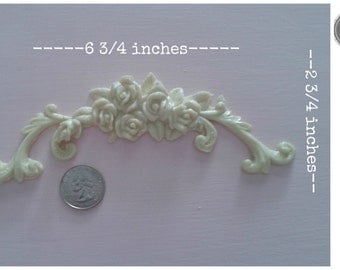 Beautiful small rose swag furniture applique! #12