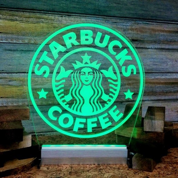 starbucks lamp lighting Decor color change by by BaioxDesign