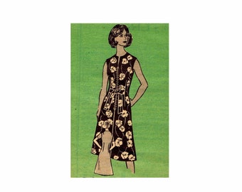 1970s Womens Dress Mail Order 9442 Vintage Sewing Pattern Misses Size 14 Bust 36 UNCUT