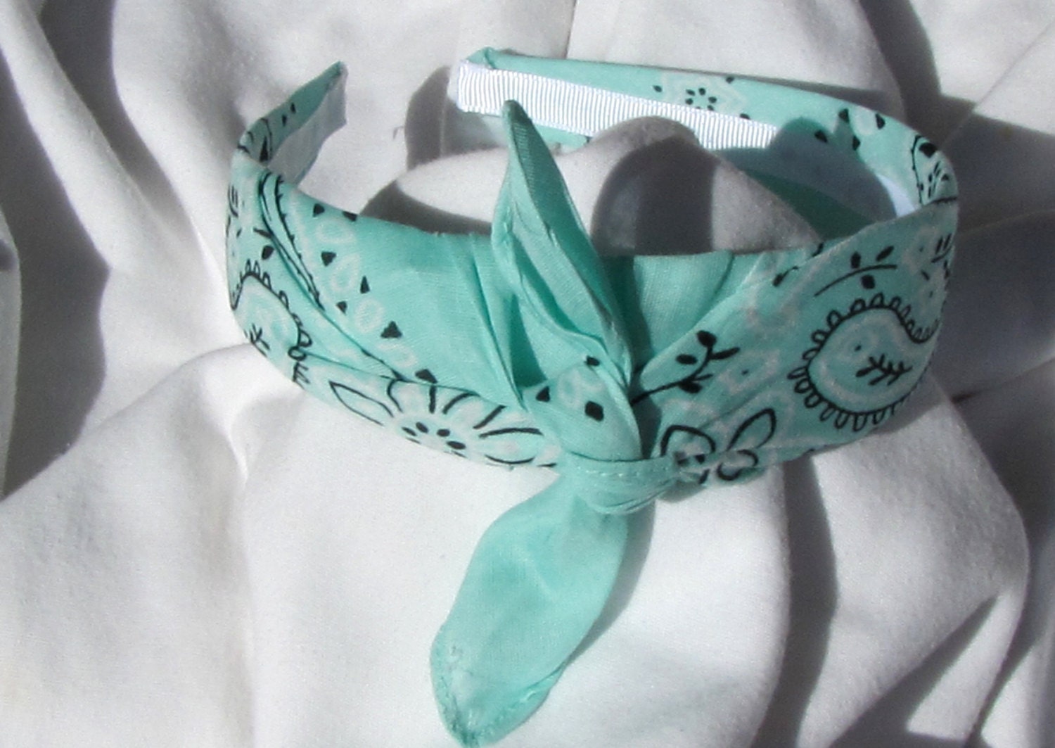 Bandana Knot Tie Headband Bandanna Head Wrap Rock Fashion