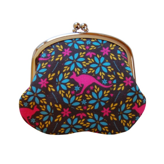 Kangaroo coin purse Women&#39;s coin purse Colorful by jenniferladd