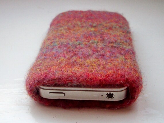 cell phone cozy, stocking filler,unisex, heather colours