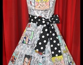 Dragonball Z Goku Anime Corset Halter Dress SIZE 8
