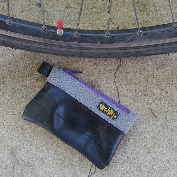 Eco Friendly Pouch Recycled Bag Bike Inner Tube by urchinbags