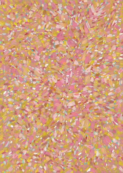 original abstract painting 5x7 by BretPendlebury on Etsy