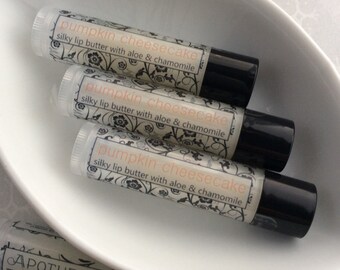 Pumpkin Cheesecake Flavored Best Natural Lip Balm Party Favor Wedding Favor Baby Shower Favor