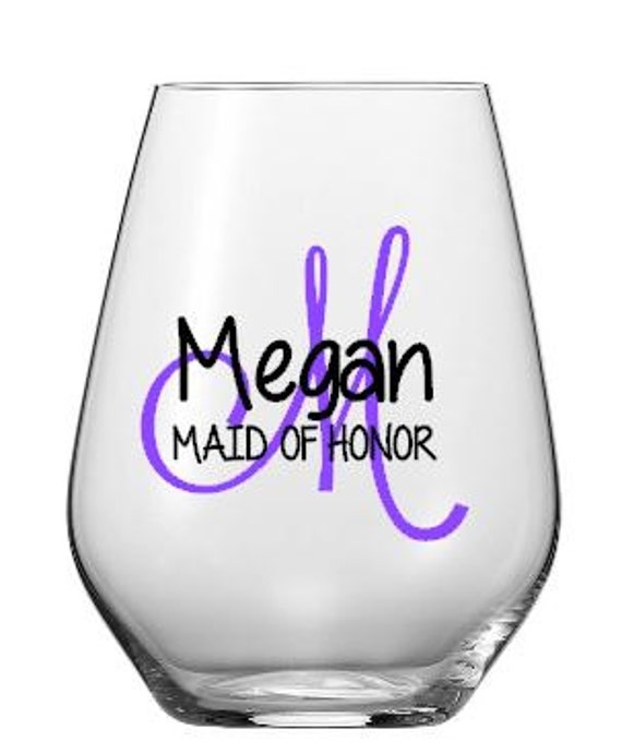 wedding party wine glass decals monogram wine glass stickers wedding party wine glass decals monogram wine glass stickers