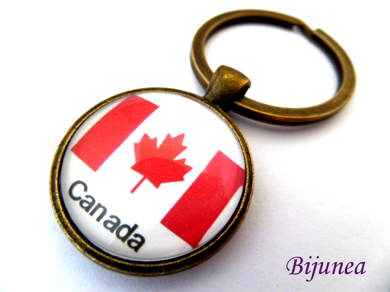 Canada keychain Canada keychain World country Canada by Bijunea