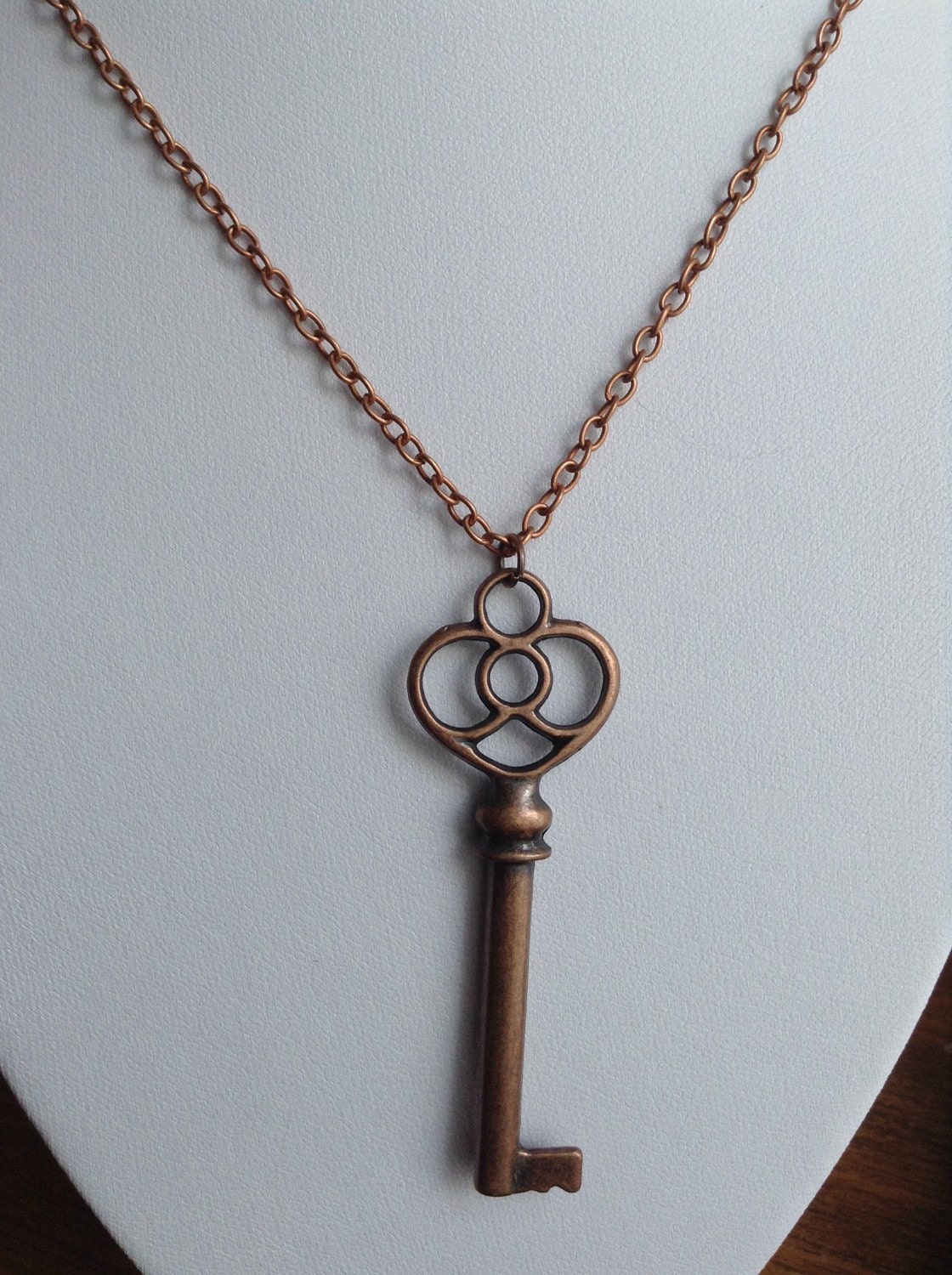 Key Necklace Skeleton Key necklace Steampunk Jewelry key