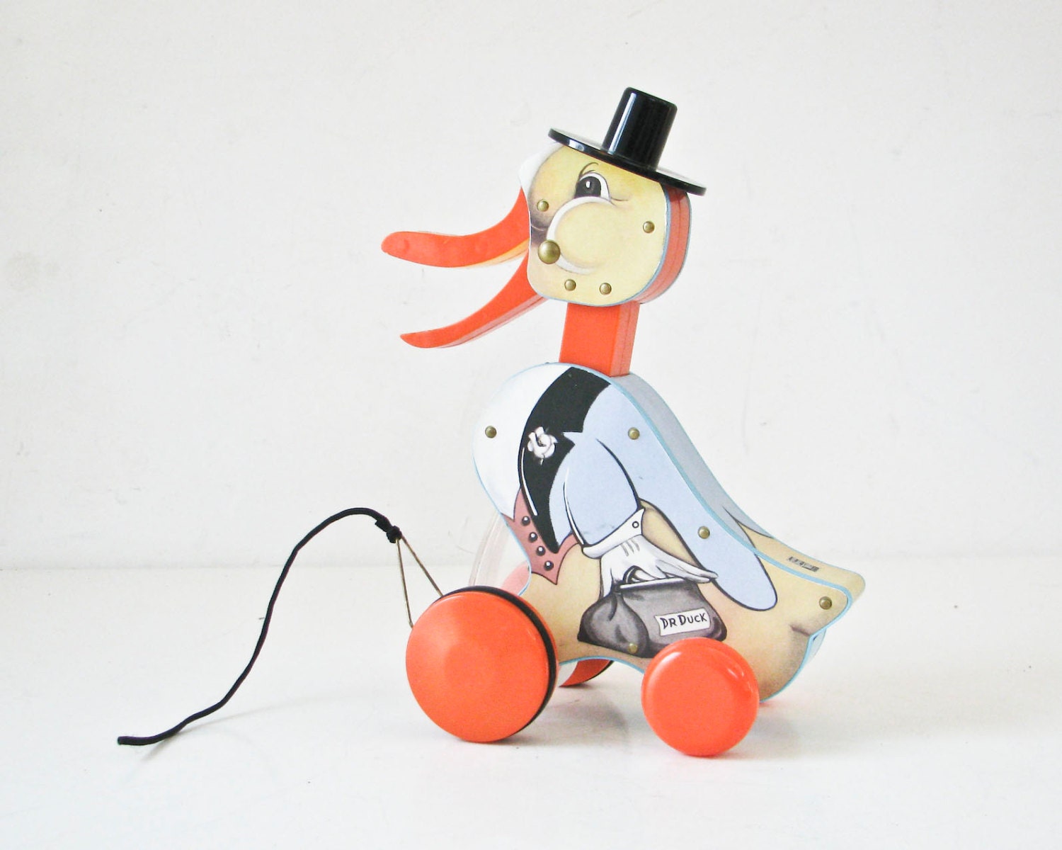 Duck Pull Toy FisherPrice Quacking Dr Duck Pull Toy