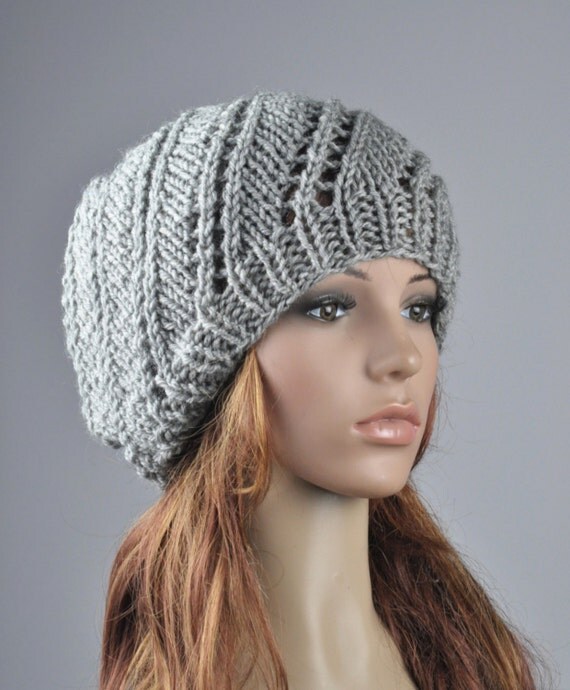 large knit hat