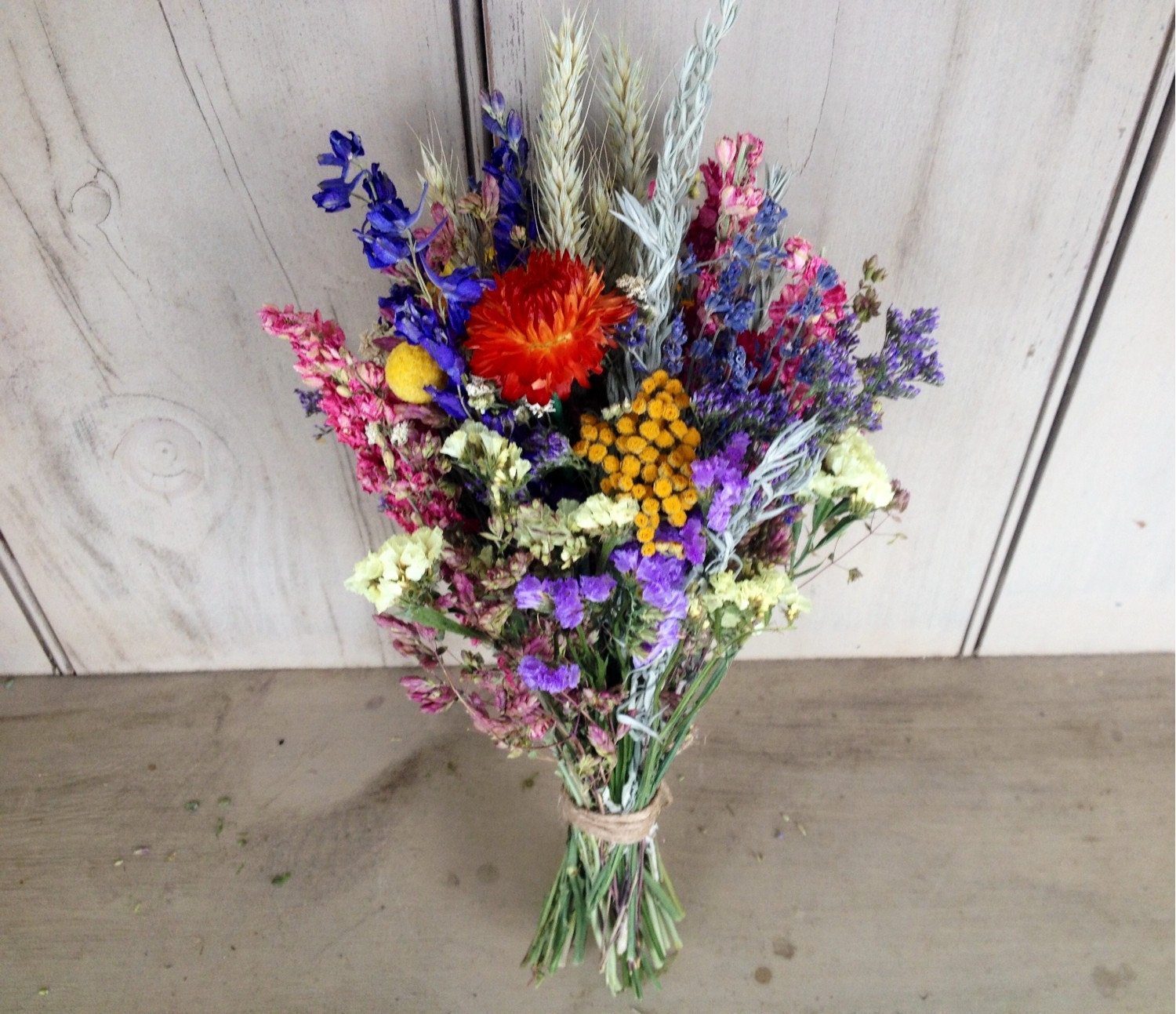Loose bundle of dried flowers to fit in your by NHWoodscreations