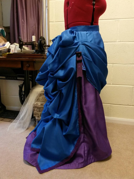 Customisable Grand Bustle Overskirt steampunk buy now online