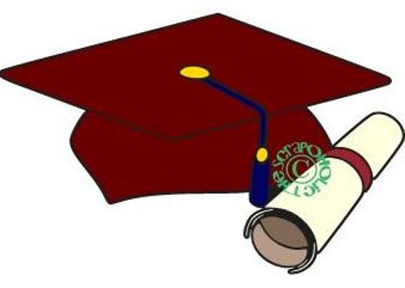 Download Items similar to Graduation Cap and Diploma Cut Files MTC ...