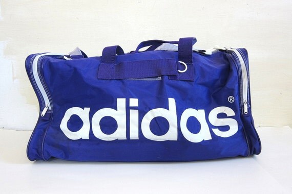 20% OFF SALE vintage Adidas Duffle Bag // by dirtybirdiesvintage