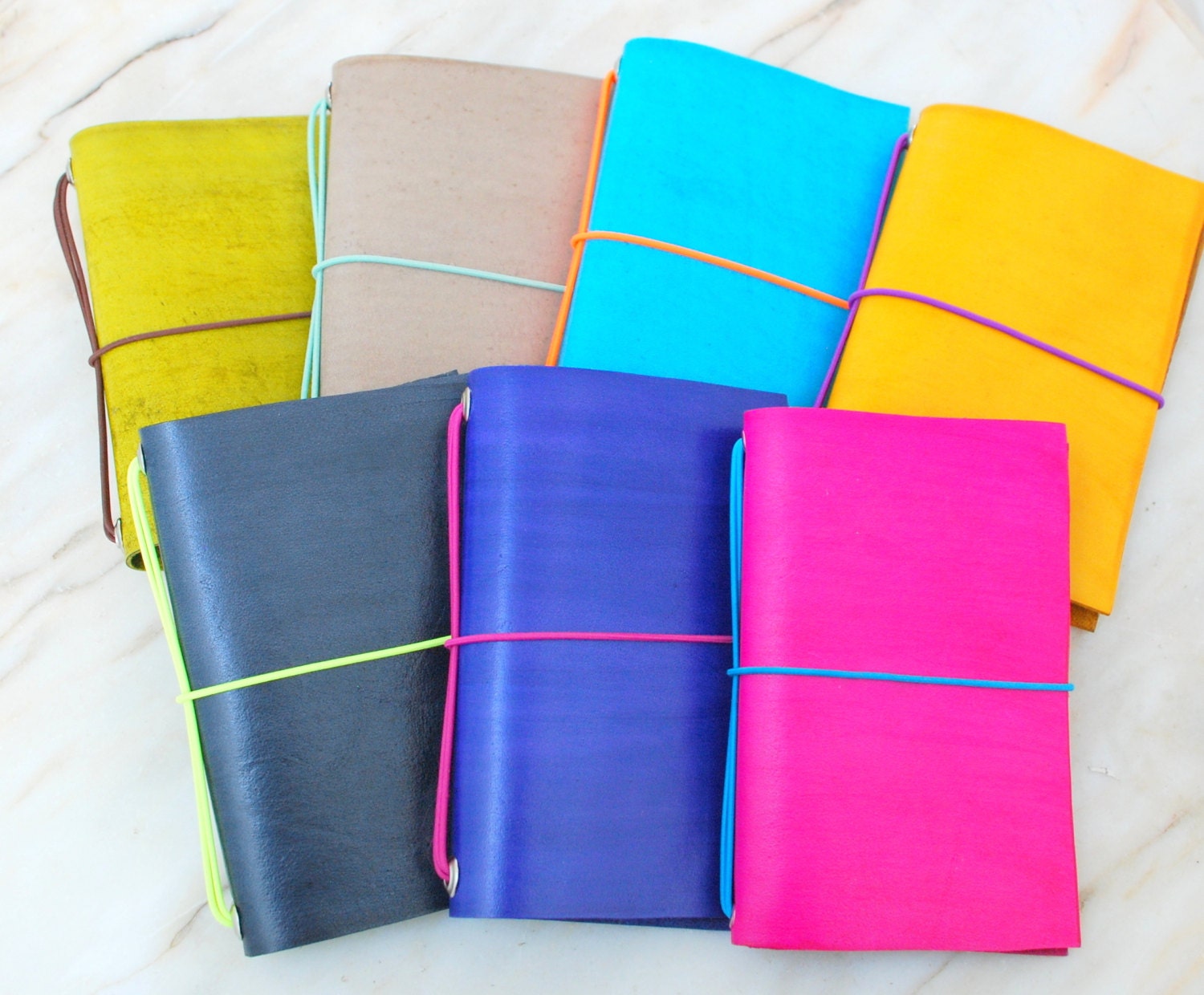 A5 Travelers Leather Notebook Cover Midori Style Notebook