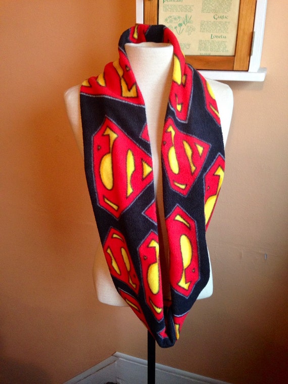 Superman Fleece Infinity Scarf