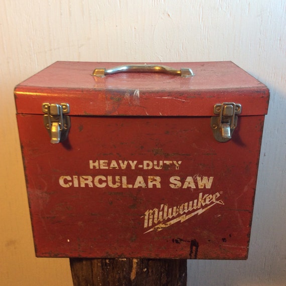 Vintage Milwaukee Circular Saw Case by MissEVintage on Etsy