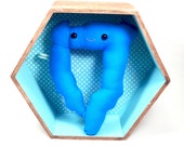 Large Intestine/Colon **MADE TO ORDER** -- Blue and Happy