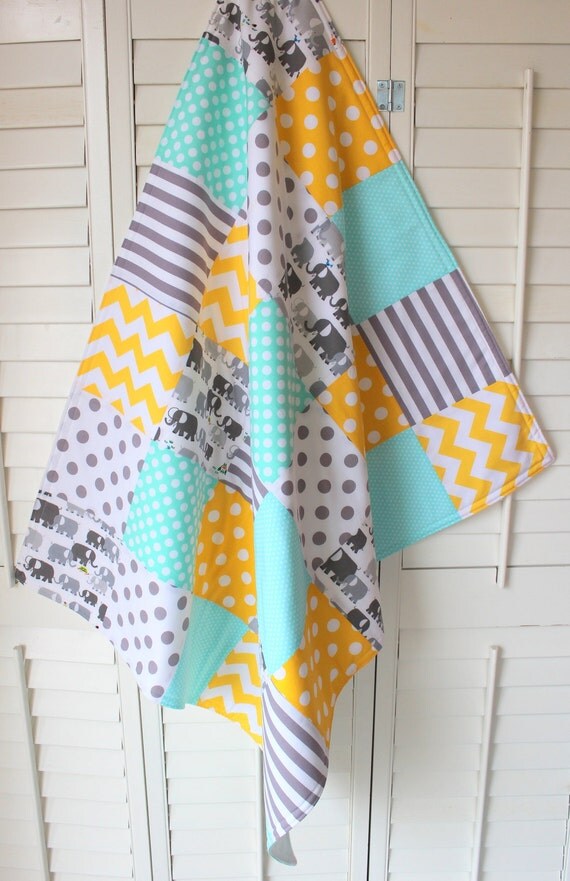 Baby Blanket Unisex Patchwork Baby Blanket Gender Neutral