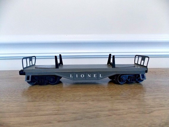 Lionel Train Railcar Flat Car Rail Car O Gauge O Scale