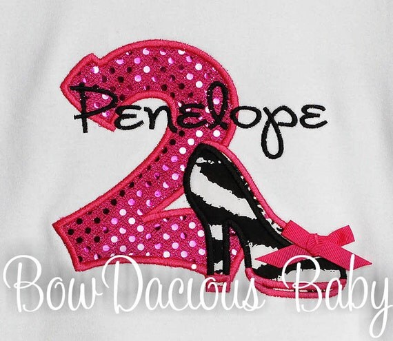 Diva Birthday Shirt, Glitter Birthday Shirt, Sequin Birthday Shirt, High Heel Birthday Shirt, Custom Girls Birthday Shirt Il_570xn